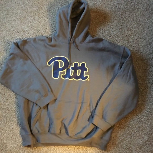 Gildan Other - Gildan Pitt Hoodie Sweatshirt Gray XXL
